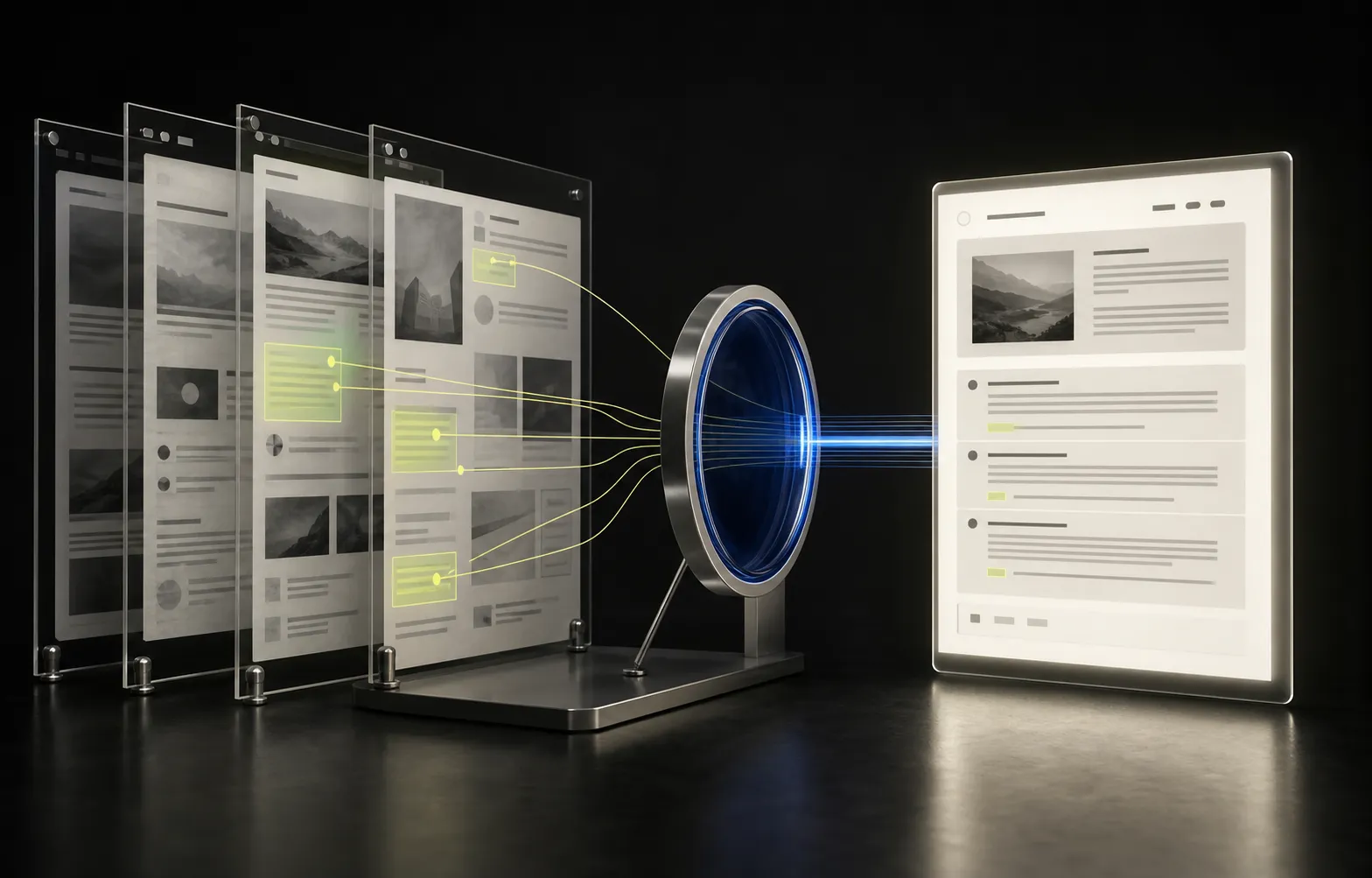 Treści stron internetowych przetwarzane w odpowiedź cytowaną przez system AI