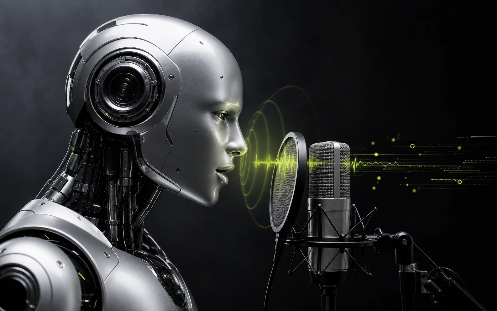 Rezonans głosu i aktywna forma wizualna voicebota AI